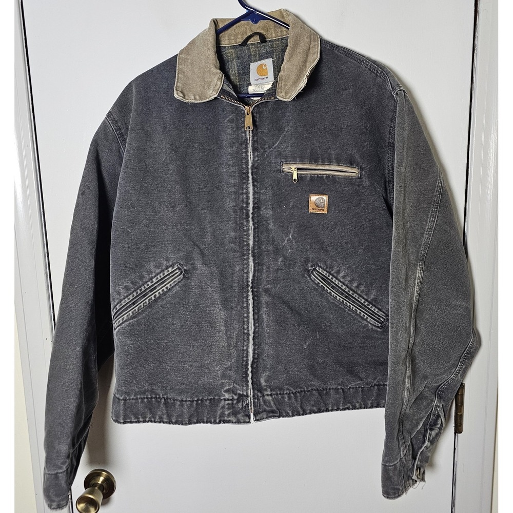 Carhartt Vintage J97 PTL Detroit Jacket Size Large Blanket Lined USA Union Made